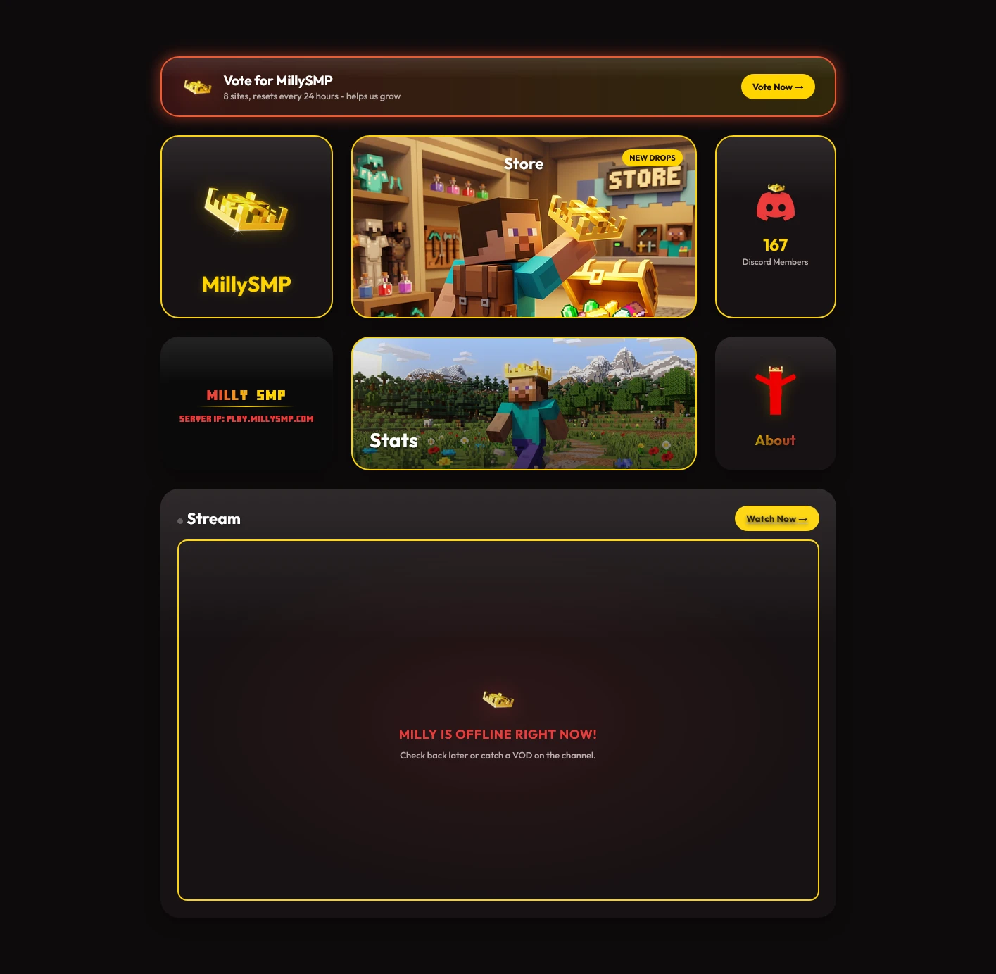MillySMP custom build