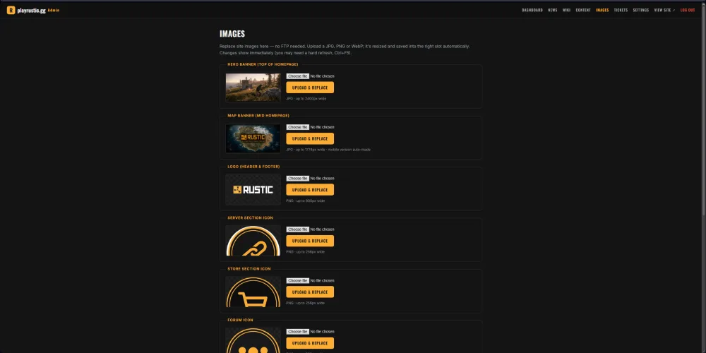 Admin Panel